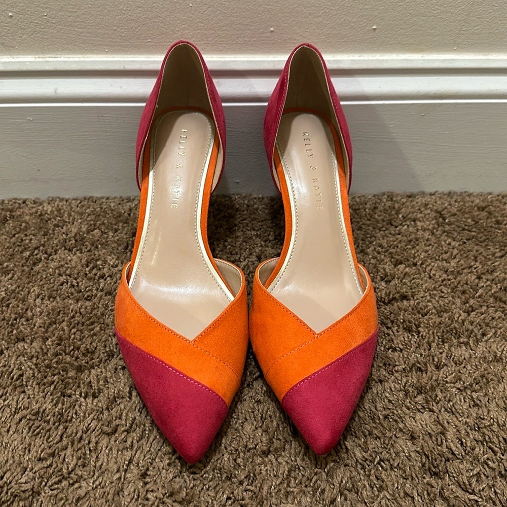 Pink and Orange Heels